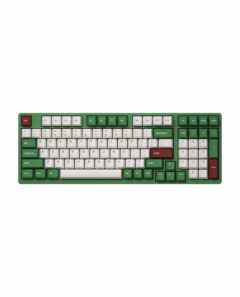  Bàn phím cơ AKKO 3098 DS Matcha Red Bean (Gateron Cap Yellow) 