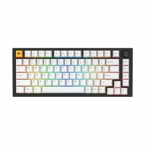 Bàn phím cơ Glorious GMMK PRO Black Slate 75% Pre-Built Glorious Fox Switch