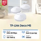  Thiết bị định tuyến Router TP-Link Wi-Fi Mesh AC1300 Deco M5 ( 3 Pack ) 