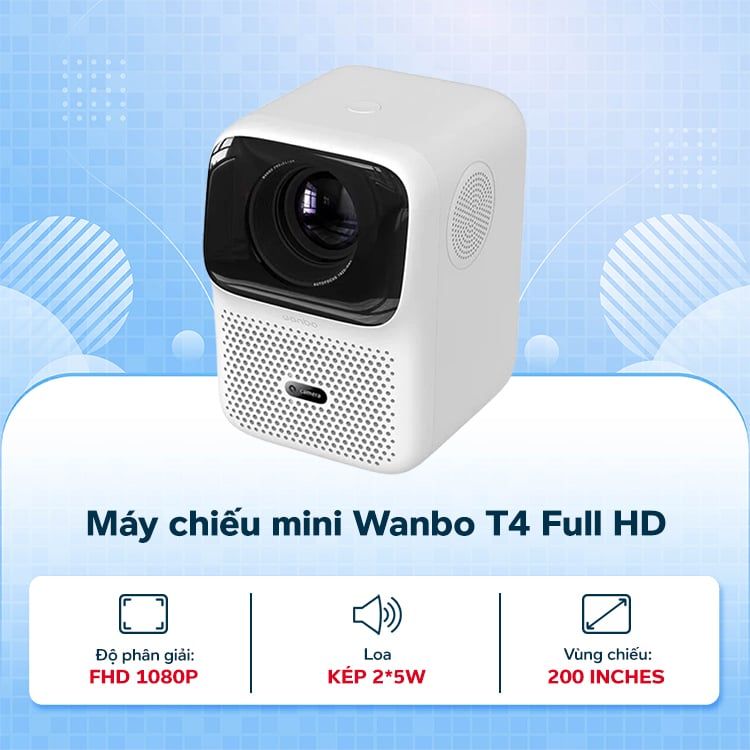 Máy Chiếu Mini Wanbo T4 Full Hd