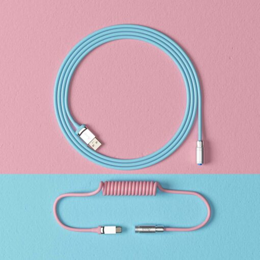 Dây Cáp Custom Akko Cable V2 Tokyo Pink