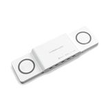  SẠC ĐA CỔNG MACBOOK HYPERJUICE ULTIMATE CHARGER 110W DUAL WIRELESS CHARGER 15W HJ - UC - W15LR White 