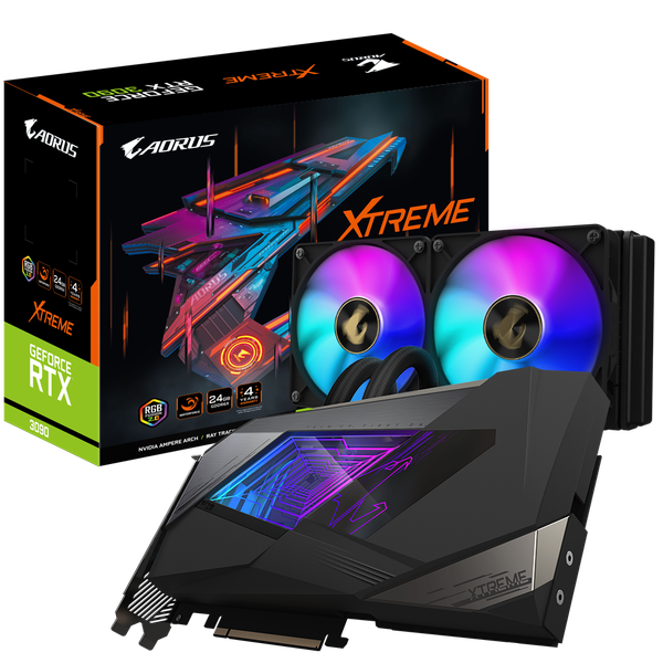  GIGABYTE AORUS GeForce RTX 3090 XTREME WATERFORCE 24G 