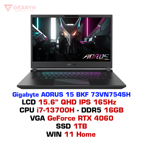  Laptop gaming Gigabyte AORUS 15 BKF 73VN754SH 