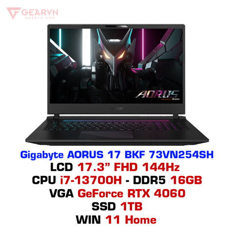 Laptop Gaming Gigabyte Aorus 17 Bkf 73Vn254Sh