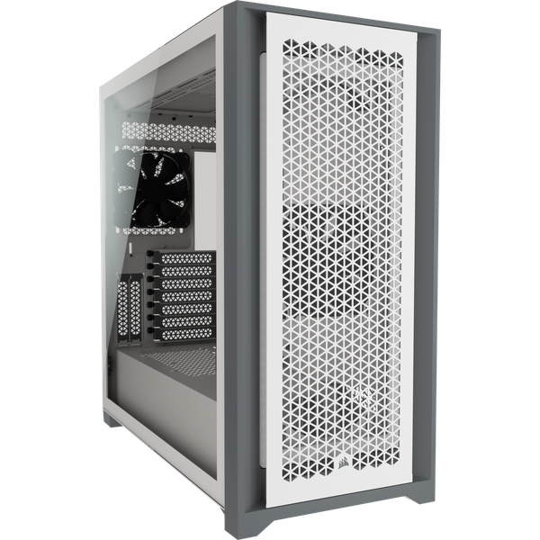  Vỏ máy tính Corsair 5000D Airflow TG White - (CC-9011211-WW) 