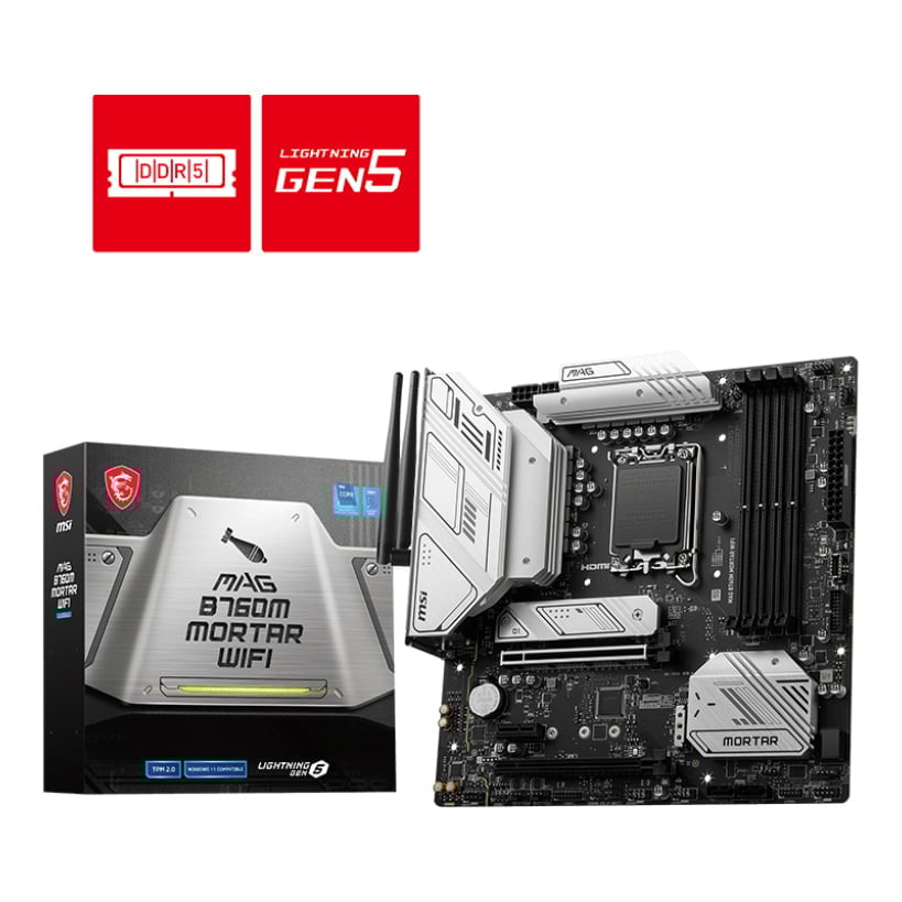 Bo mạch chủ MSI MAG B760M MORTAR WIFI DDR5