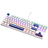  Bàn phím Machenike K500B-B87 White Blue Wired Red switch 