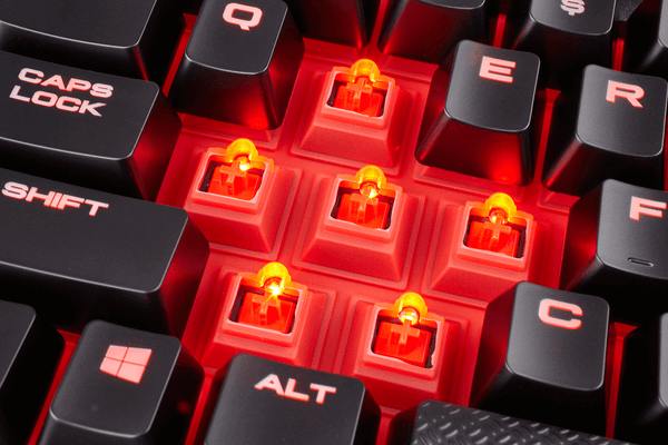  Bàn phím Corsair K68 Red Switch Red LED (CH-9102020-NA) 