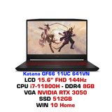  Laptop Gaming MSI Katana GF66 11UC 641VN 