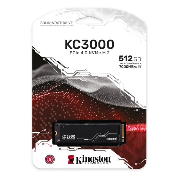  Ổ Cứng SSD Kingston KC3000 512GB M.2 PCIe gen 4 NVMe (SKC3000S/512G) 