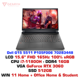  Laptop gaming Dell G15 5511 P105F006 70283448 