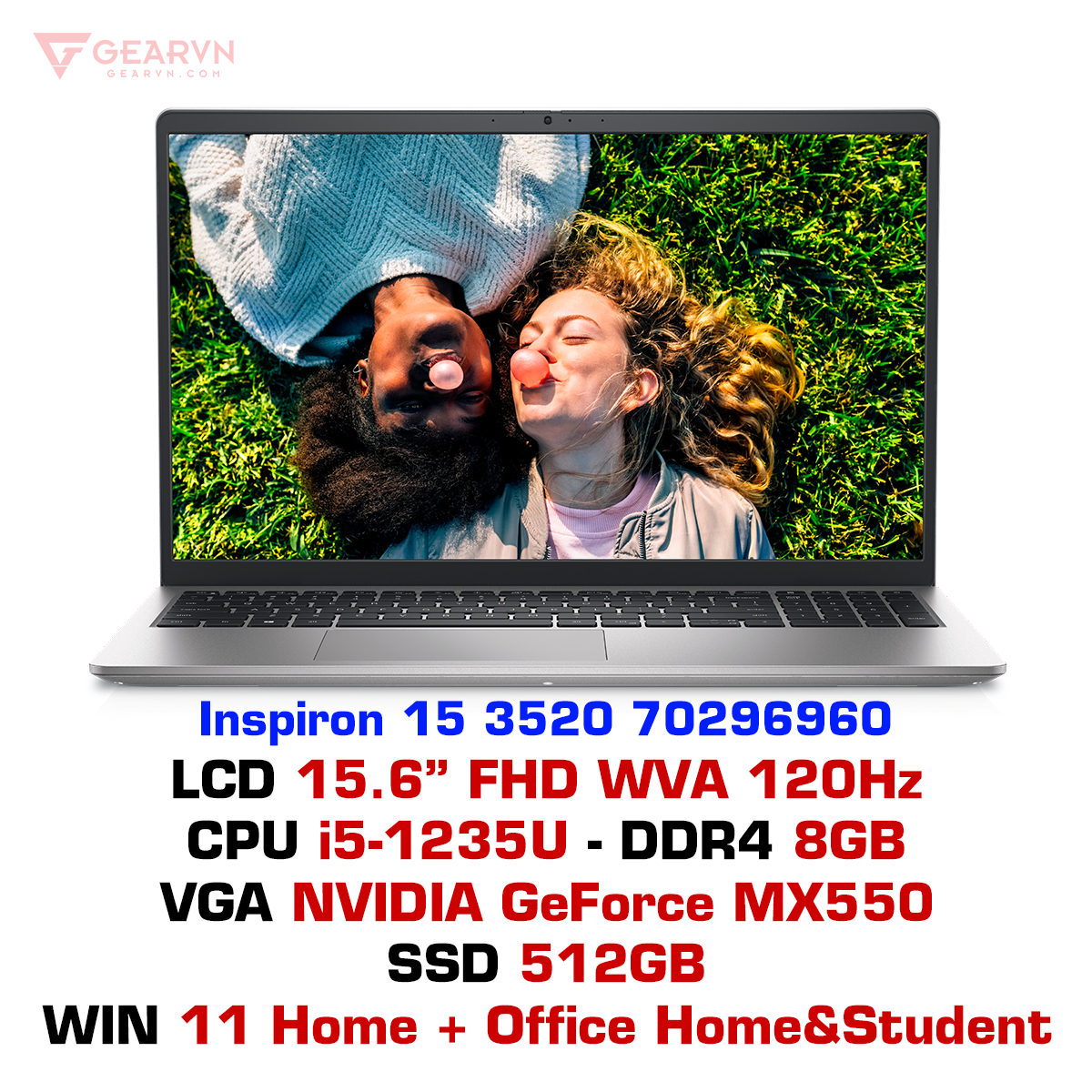 Laptop Dell Inspiron 15 3520 70296960