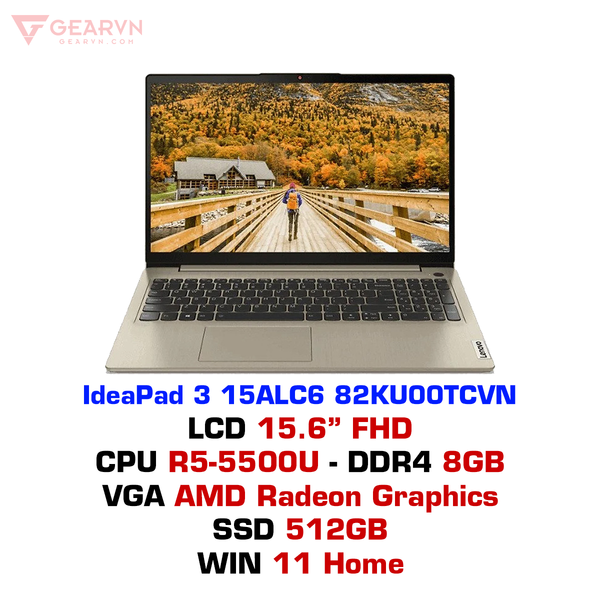  Laptop Lenovo IdeaPad 3 15ALC6 82KU00TCVN 