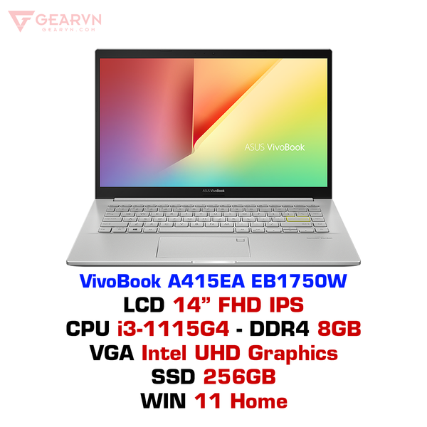  Laptop Asus VivoBook A415EA EB1750W 