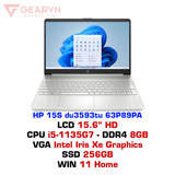  LAPTOP HP 15S DU3593TU 63P89PA 