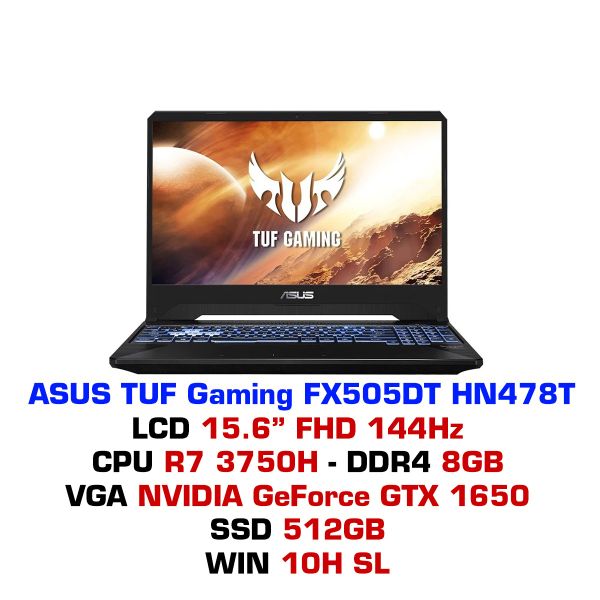  Laptop gaming ASUS TUF FX505DT HN478T 