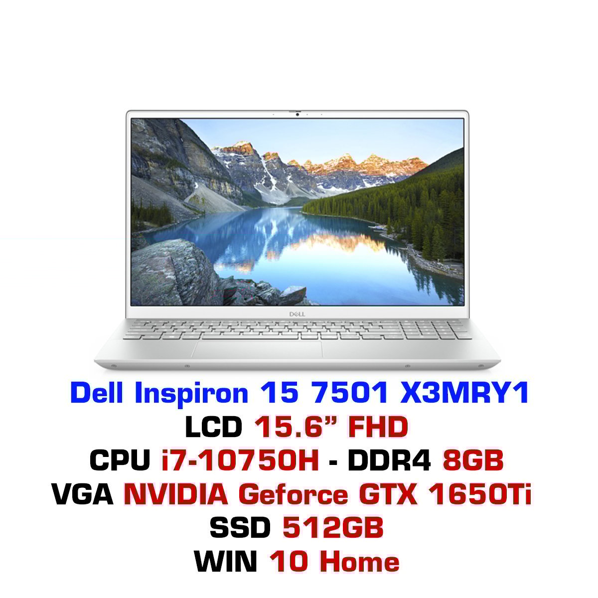 Laptop Dell Inspiron 15 7501 X3MRY1