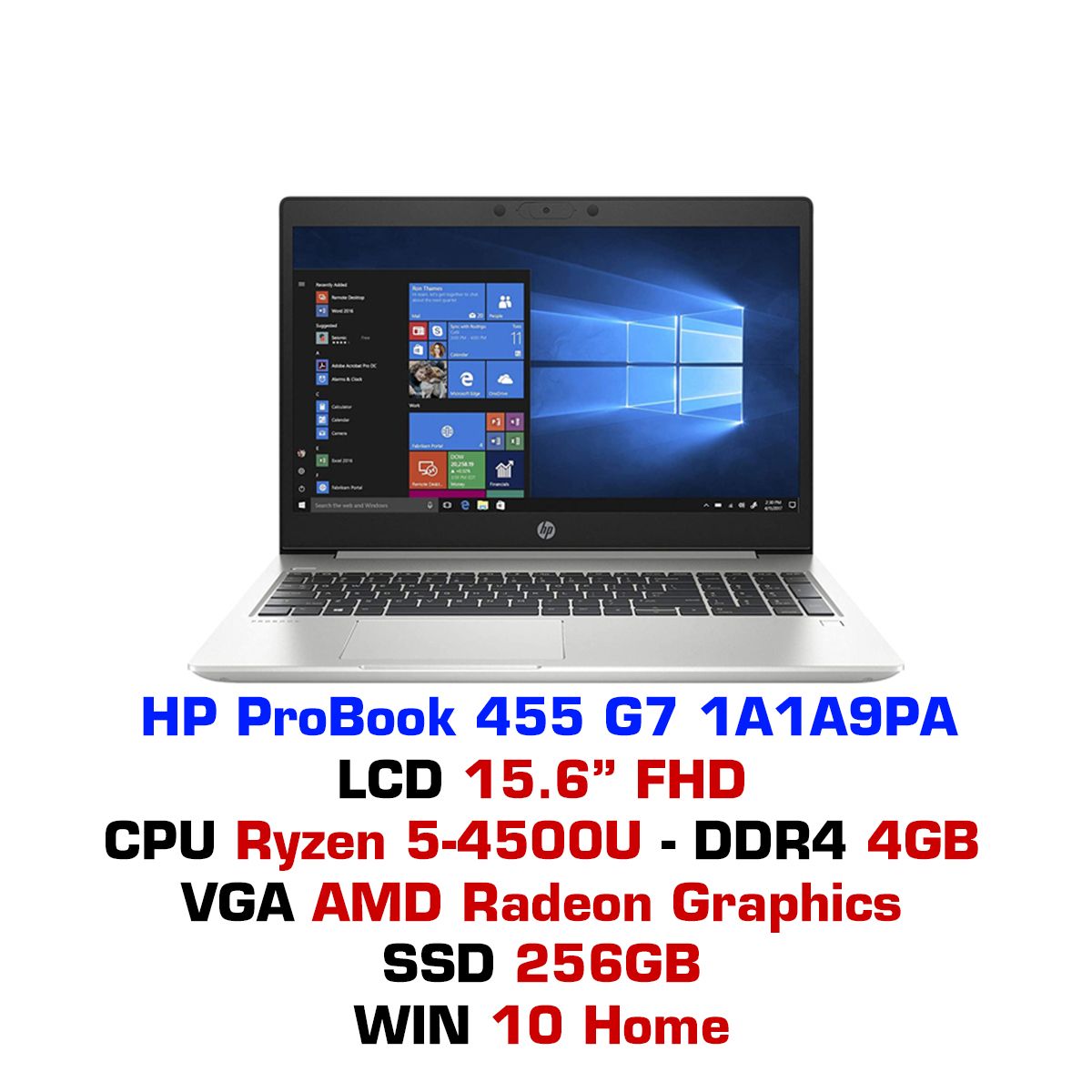 Laptop HP ProBook 455 G7 1A1A9PA