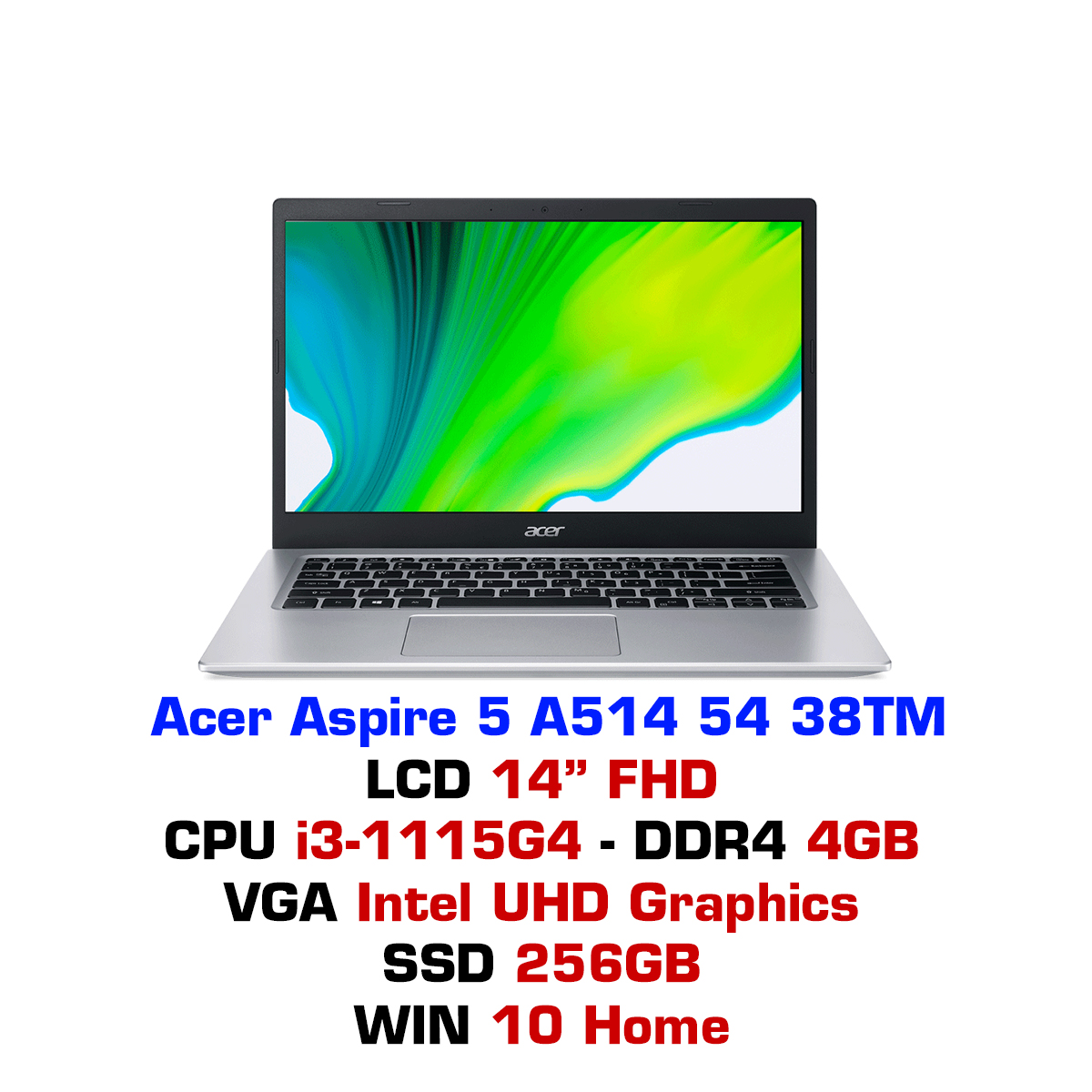 Laptop Acer Aspire 5 A514 54 38TM chính hãng, giá rẻ – GEARVN.COM