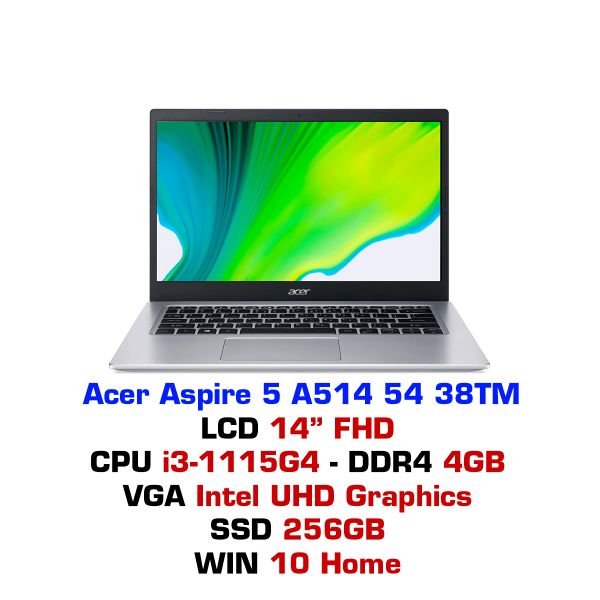  LAPTOP ACER Aspire 5 A514 54 38TM 