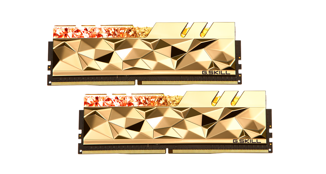  Ram G.Skill Trident Z RGB Royal Elite Gold 2x8GB 3600 (F4-3600C16D-16GTEGC) 