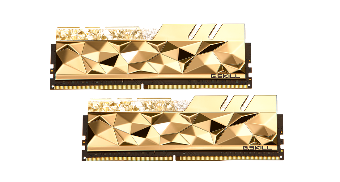  Ram G.Skill Trident Z RGB Royal Elite Gold 2x8GB 3600 (F4-3600C16D-16GTEGC) 