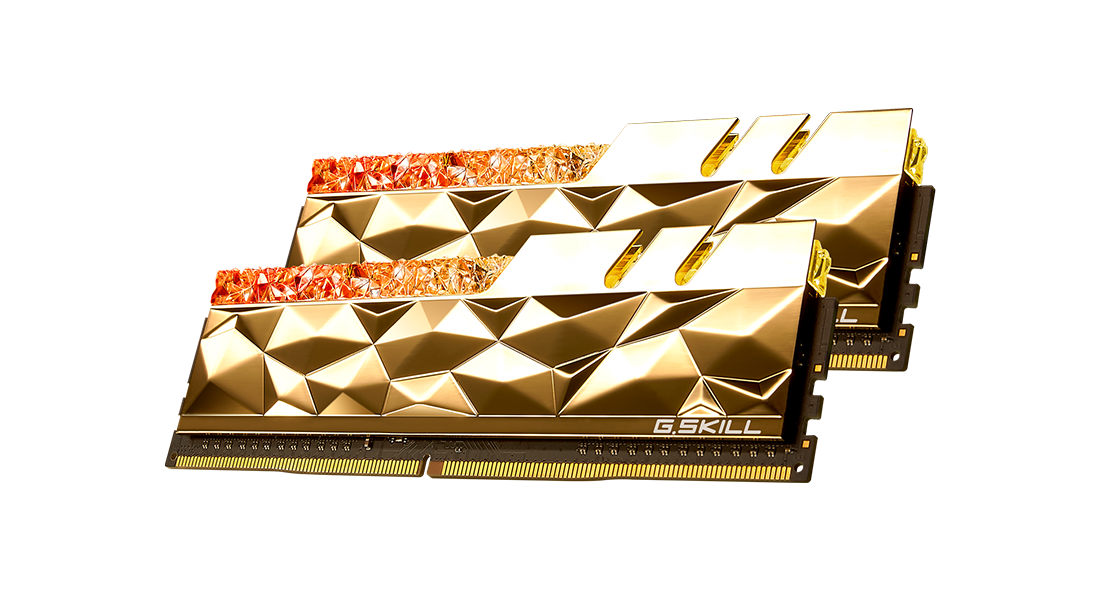  Ram G.Skill Trident Z RGB Royal Elite Gold 2x8GB 3600 (F4-3600C16D-16GTEGC) 