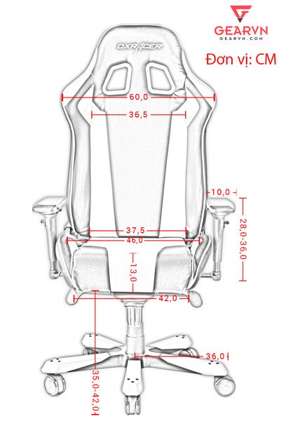  Ghế DXRACER King OH / KS28 / NW 