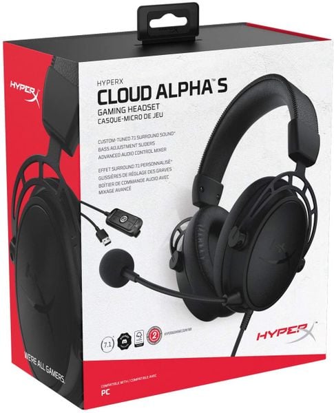  Tai nghe HyperX Cloud Alpha S Black 