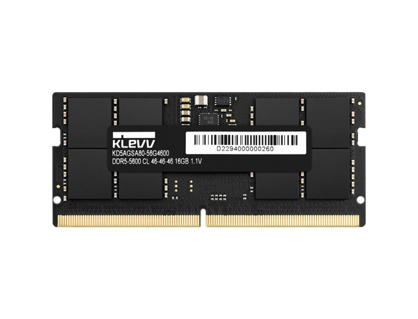  Ram Laptop Klevv 16GB DDR5 5600Mhz CL46- KD5AGSA80-56G460A Sodimm 