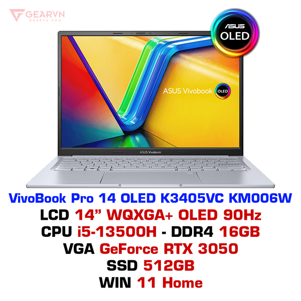 Laptop ASUS VivoBook Pro 14 OLED K3405VC KM006W