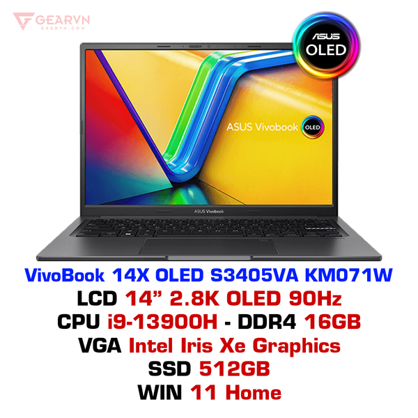Laptop Asus VivoBook 14X OLED S3405VA KM071W