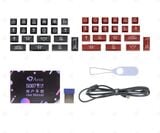  Bàn phím cơ Akko 5087B Multi-modes Dracula Castle TTC Gold Pink Switch 