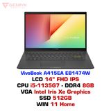  Laptop Asus VivoBook A415EA EB1474W 