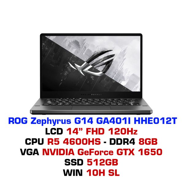  Laptop gaming ASUS ROG Zephyrus G14 GA401I HHE012T 