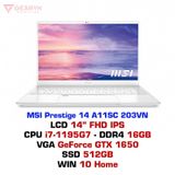  Laptop MSI Prestige 14 A11SC 203VN 