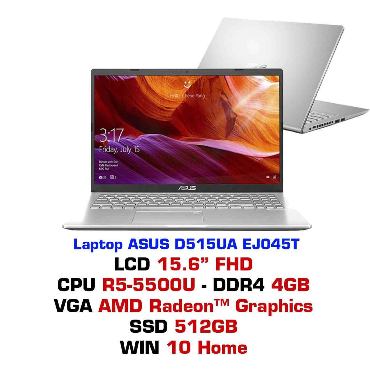 Laptop ASUS D515UA EJ045T