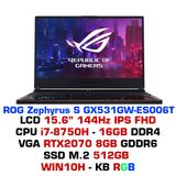  Laptop Gaming ASUS ROG Zephyrus S GX531GW ES006T 