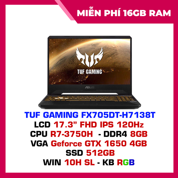  Laptop Gaming Asus FX705DT-H7138T 