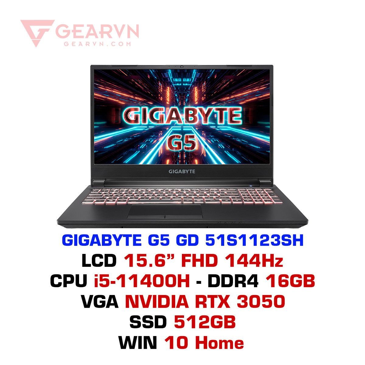 Laptop Gigabyte G5 GD 51S1123SH