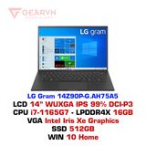  Laptop LG Gram 14Z90P-G.AH75A5 