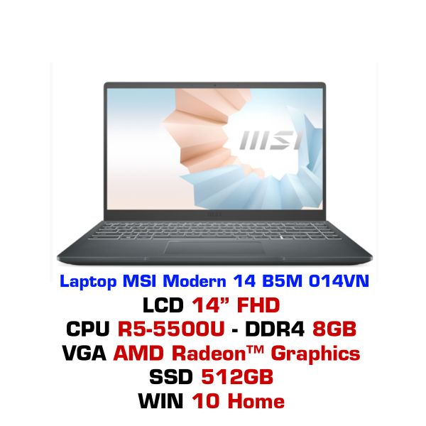  Laptop MSI Modern 14 B5M 014VN 