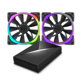  NZXT AER RGB 140mm x2 & HUE+ 