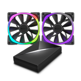  NZXT AER RGB 120mm x2 & HUE+ 