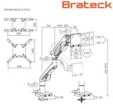  Giá treo màn hình máy tính Brateck LDT95-C012UC 