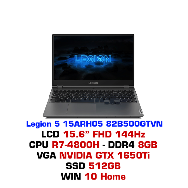  Laptop gaming Lenovo Legion 5 15ARH05 82B500GTVN 