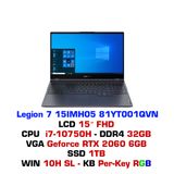 Laptop Gaming Lenovo Legion 7 15IMH05 81YT001QVN 