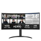  Màn hình cong LG 34WR55QK-B 34" 2K 100Hz USBC 