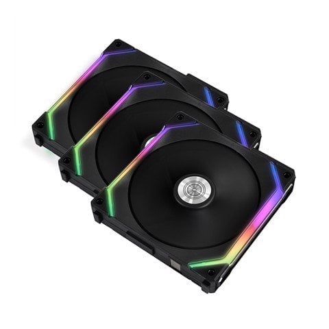 Fan Lian Li Uni Fan Sl 120 Triple Black (Led Argb - Fan Ghép Nối Không Dây)